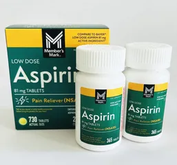 ? Viên uống Aspirin Member's Mark Low Dose 81mg hỗ trợ tim mạch chính hãng 365 viên
