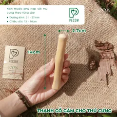 Thanh Gặm Xương Cho Chó Bằng Gỗ Cà Phê Tự Nhiên - Sản Phẩm An Toàn Cho Cún Cưng