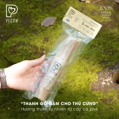 (Size L) Thanh gỗ gặm cho thú cưng từ gỗ cà phê - Giảm căng thẳng và lo âu