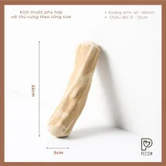 Chew Stick - Xương gặm cho chó bằng gỗ cà phê tự nhiên XL / Giảm căng thẳng và lo âu