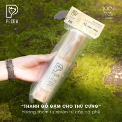 Thanh gỗ gặm đủ kích thước cho thú cưng từ gỗ cà phê - Giảm căng thẳng và lo âu