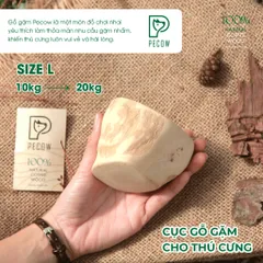 Cục gỗ gặm PeCow - Vệ sinh răng miệng, giảm căng thẳng cho thú cưng