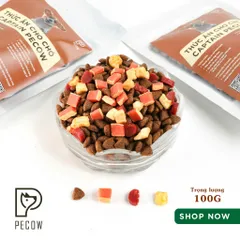 (Túi 100G) Hạt Dinh Dưỡng Cho Chó Captain Pecow - Ngon miệng – Bổ dưỡng – Dễ tiêu hóa