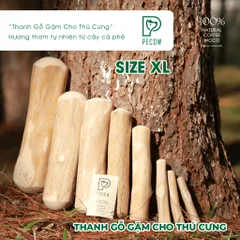 Thanh gặm cho chó bằng gỗ cà phê tự nhiên XL - Giảm căng thẳng và lo âu cat toys