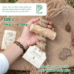 Gỗ gặm PeCow que nhai kết hợp dây thừng bản 1 cục dành cho thú cưng