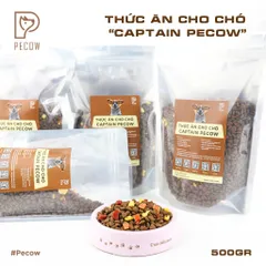 (Túi 500G) Hạt Dinh Dưỡng Cho Chó Captain Pecow - Ngon miệng – Bổ dưỡng – Dễ tiêu hóa