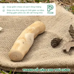 Thanh gặm cho chó bằng gỗ cà phê tự nhiên M - Giảm căng thẳng và lo âu cat toys