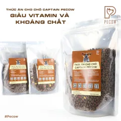 (Túi 500G) Hạt Dinh Dưỡng Cho Chó Captain Pecow - Ngon miệng – Bổ dưỡng – Dễ tiêu hóa