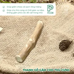 Thanh gặm cho chó bằng gỗ cà phê tự nhiên XXS - Giảm căng thẳng và lo âu poodle toy