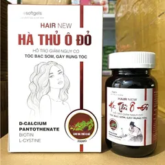Viên Uống Hair New Hà Thủ Ô Đỏ Bổ Sung Biotin Vitamin B5, Dưỡng Tóc Khỏe Đẹp