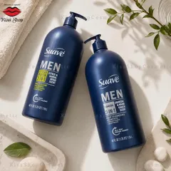 Sữa tắm gội Suave Men 3in1 Citrus Rush 1.18L nam tiện lợi