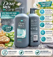 Sữa tắm Dove Men+Care Sensitive Skin cho da nhạy cảm 887ml ?️ Giá rẻ