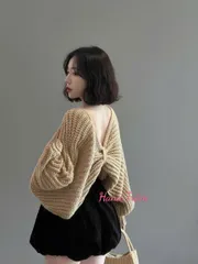 Áo khoác len nữ dáng rộng mặc được 2 kiểu