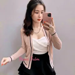 Áo khoác len cardigan dệt kim hàng nhập