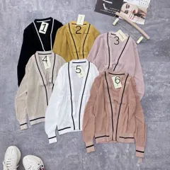 Áo khoác len cardigan dệt kim hàng nhập