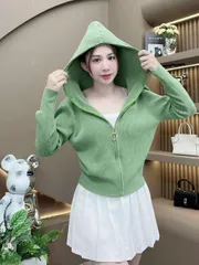 Áo khoác len nón hàng cao cấp ảnh thật