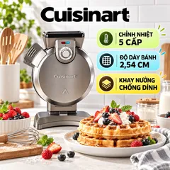 MÁY LÀM BÁNH WAFFLE CUISINART WAF-V100KR