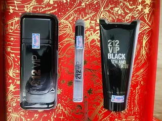 ✨ Set nước hoa Carolina Herrera 212 VIP Black EDP nam tính, lưu hương lâu, chính hãng 100ml+10ml+SG