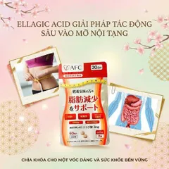 [CHÍNH HÃNG] Viên Uống Ellagic Acid AFC Nhật Bản (Gói 60 Viên)