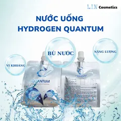 Nước uống ion kiềm Quantum bù khoáng điện giải giúp trung hòa lượng axit trong cơ thể, bù nước nhanh, đào thải độc tố, chống oxy hoá 350ml/ túi