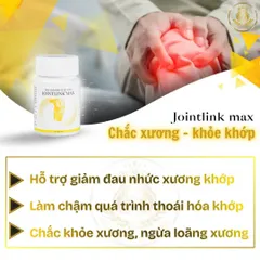 Viên uống xương khớp Jointlink max hỗ trợ giảm đau nhức xương khớp, viêm khớp. Giúp chắc khỏe xương 30 viên/ lọ