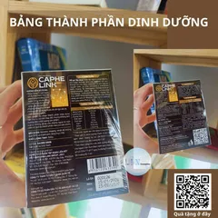 Cà Phê Thảo Dược Caphelink New Tăng Đề Kháng, Giữ Tỉnh Táo Hộp 320g (20 gói x 16g)