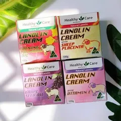 Kem Dưỡng Nhau Thai Cừu Healthy Care Lanolin with Sheep Placenta 100g Chuẩn Úc