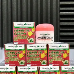 [Hàng Úc] Healthy care lanolin cream with evening primrose oil kem dưỡng tinh dầu hoa anh thảo giúp cải thiện độ đàn hồi da 100g