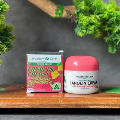 Kem Cừu Với Tinh Dầu Hoa Anh Thảo 100g - Healthy Care Lanolin Cream With Eveing Primrose Oil 