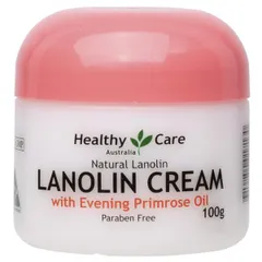 Kem Cừu Với Tinh Dầu Hoa Anh Thảo 100g - Healthy Care Lanolin Cream With Eveing Primrose Oil 