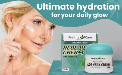 [Hàng Úc] Kem dưỡng da nha đam Healthy Care và vitamin E 100g