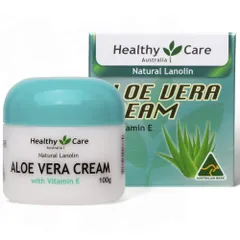 Kem dưỡng da nhau thai cừu HEALTHY CARE LANOLIN ALOE VERA WITH VITAMIN E tinh chất nha đam