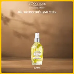 Dầu Dưỡng Thể Hạnh Nhân L'Occitane Almond 100ml - Dưỡng Ẩm Da Mềm Mại & Tươi Trẻ, Sản Phẩm Chăm Sóc Da Nhập Khẩu Từ Pháp 874931