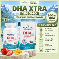 Nordic Naturals Omega 3 60 Viên Ultimate Omega 2X DHA Xtra Vitamin D3 CoQ10 Dầu Cá EPA DHA