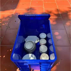 Thùng Nhựa Kín Đựng Bát Đĩa, Đồ Công Nghiệp 3T9 Nhựa Hòa An HS026,61x42x39cm Bền, Dẻo, Dễ Xếp Chồng