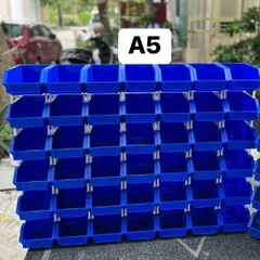Khay Nhựa A5 {Combo 42 cái} Đựng Linh Kiện Ốc Vít Cỡ Nhỏ - Kệ Dụng Cụ Hòa An Plastic KT 20x13x9cm