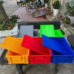 Khay nhựa đựng linh kiện,phụ tùng Hòa An Plastic B4 Dài 50cm Rộng 34cm Cao 17cm nhựa siêu dày