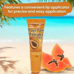 Son Dưỡng Môi Mật Ong Manuka & Đu Đủ Healthy Care Paw Paw Lip Balm 10g Úc Hỗ Trợ Khô Nứt Nẻ Môi