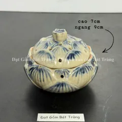 Lư xông trầm hương gốm sứ nhiều hình mẫu hoa văn thiết kế đa dạng gốm sứ Bát Tràng