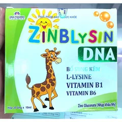 Zin Blysin bổ sung kẽm bổ sung vitamin C, tăng cướng sức khỏe, sức đề kháng, người miễn dịch kẽm ăn ngon