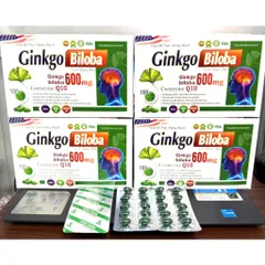 Hoạt huyết dưỡng não Ginkgo Biloba 600mg Giúp hoạt huyết, tăng cường lưu thông máu, giảm đau đầu chóng mặt 