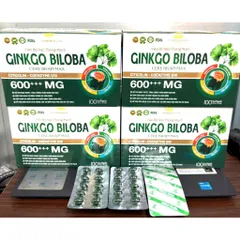 Hoạt huyết dưỡng não Ginkgo Biloba 600mg Giúp hoạt huyết, tăng cường lưu thông máu, giảm đau đầu chóng mặt 