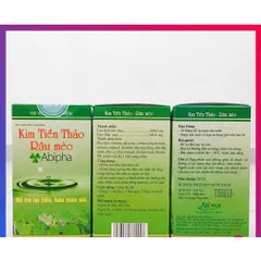 Kim tiền thảo Râu mèo abipha hỗ trợ sỏi thận, sỏi bàng quang, sỏi mật, sỏi đường tiết niệu 