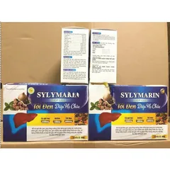 SYLYMARIN DIỆP LỤC TỎI ĐEN DIỆP HẠ CHÂU SILYMARIN giải độc gan, mát gan, hạ men gan, Giải độc gan 