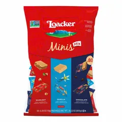 Bánh xốp nhân kem Loacker Minis 800gr 