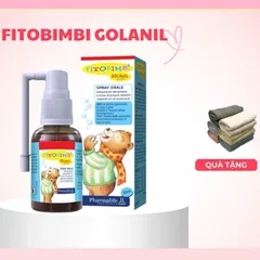 Golanil Fitobimbi xịt sát khuẩn cổ họng cho em bé
