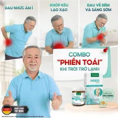 [SANCT BERNHARD] Viên uống HABOS hỗ trợ khớp, tăng tiết dịch khớp, khớp chắc khỏe và dẻo dai 60viên