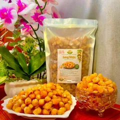 Long nhãn Ôm Sen Hưng Yên, nhãn sấy khô - Nhãn lồng Hưng Yên - 500g