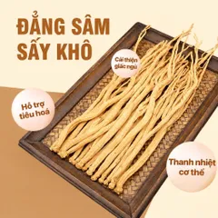 🌿 ĐẢNG SÂM KHÔ LOẠI 1 – NGUYÊN LIỆU THIÊN NHIÊN DỄ DÙNG MỖI NGÀY