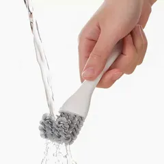 Bàn chải rãnh cong làm sạch vỉ nướng, làm sạch những nơi khó cọ nhất cuốn cong dễ dàng sử dụng,Uốn Cong Được 875977